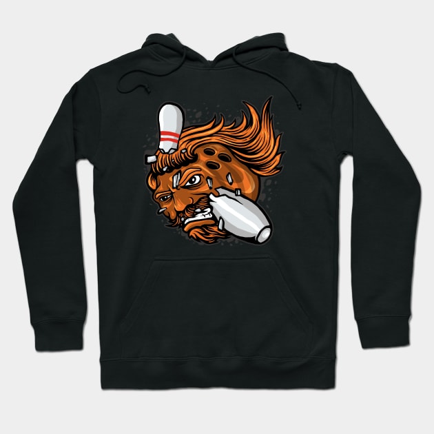 Bowling Ball Monster Hoodie by Stayhoom